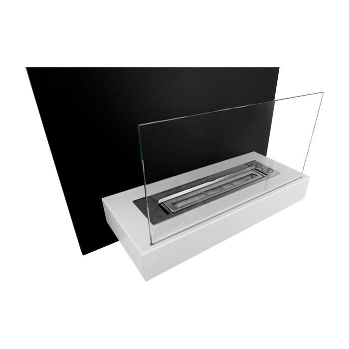 NOVAFLAME - Wall-mounted Bio-Fireplace BOARD black-white